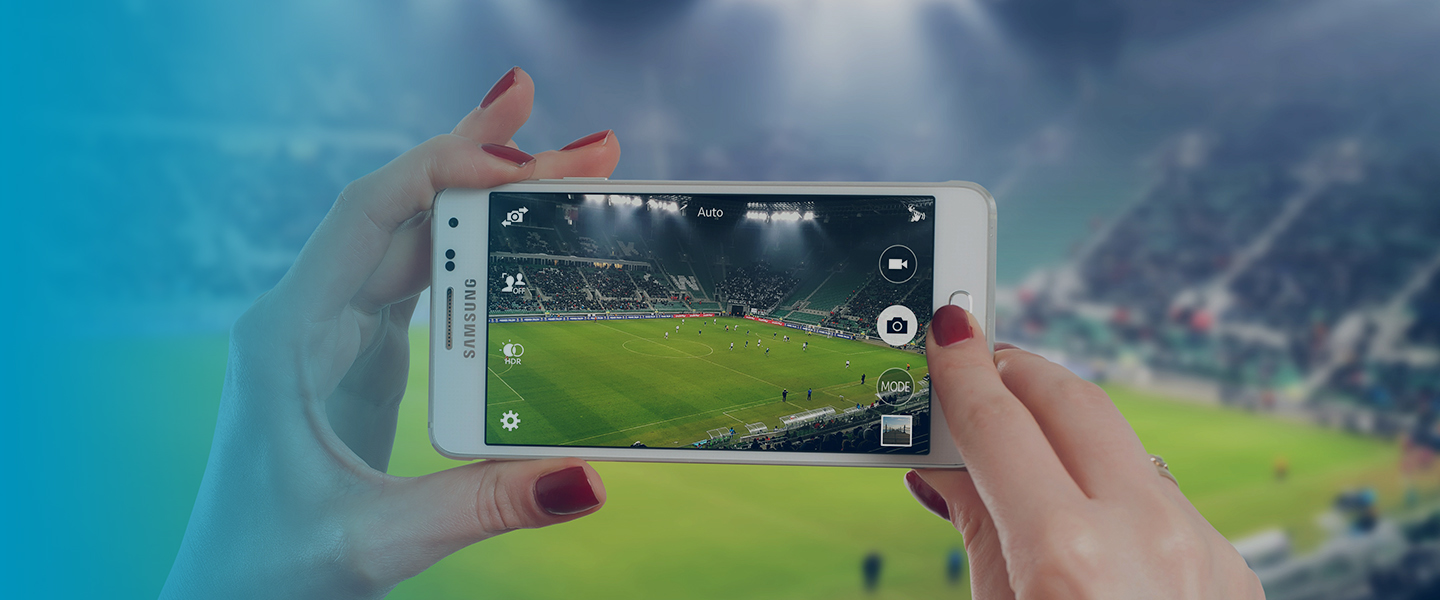 Visuel Couverture radio d'un stade de foot