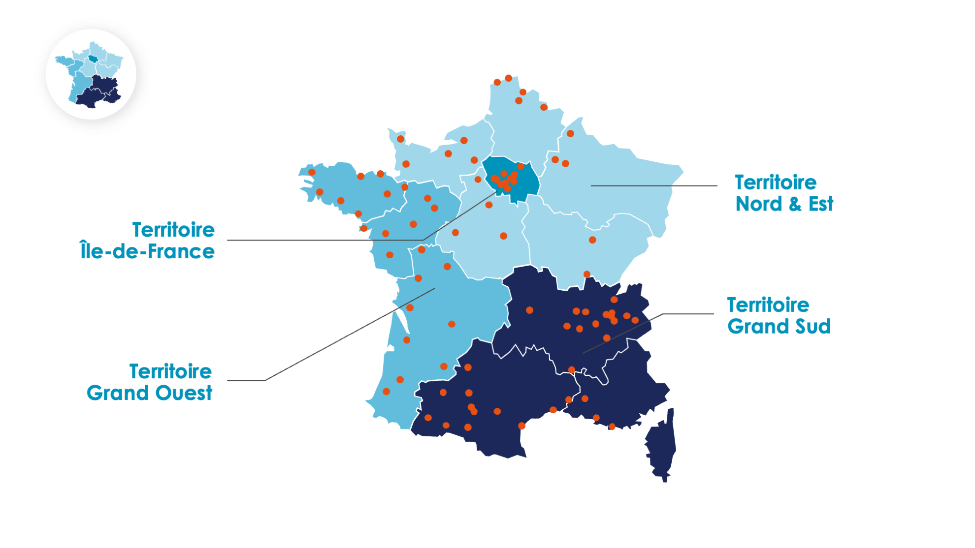 Implantations Bouygues Energies & Services France
