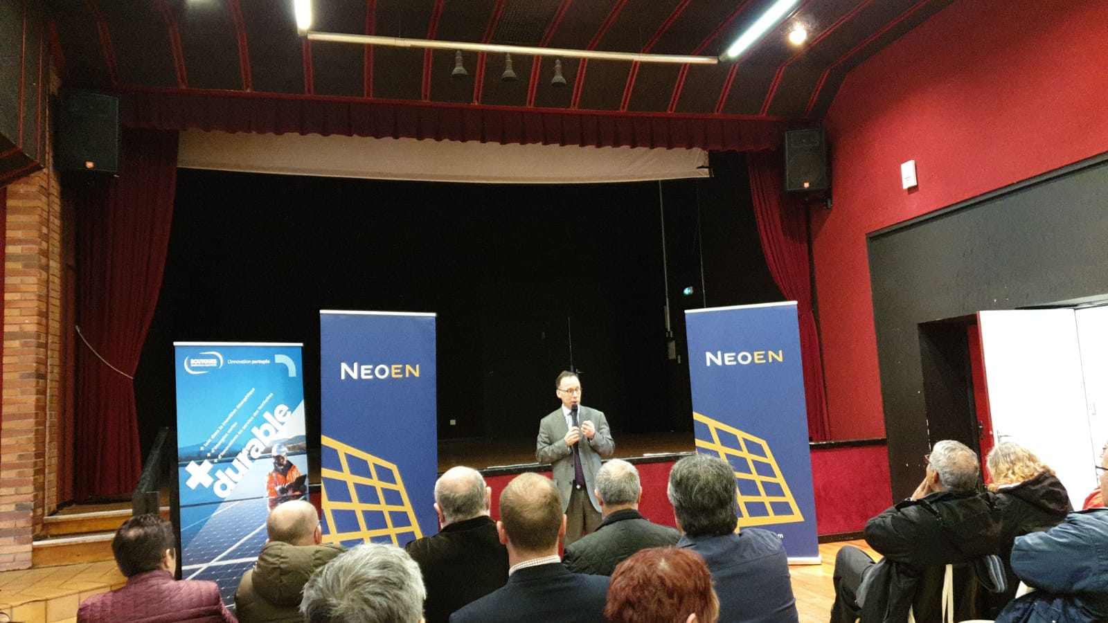 inauguration parc photovoltaique Saint Eloy Neoen