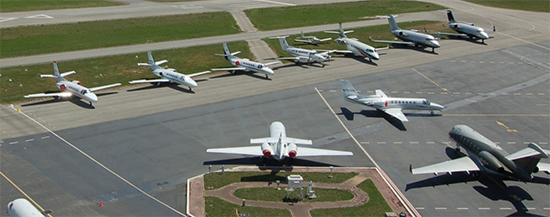 Photographie de l'aéroport de Cannes