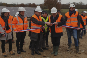 inauguration parc photovoltaique Miremont