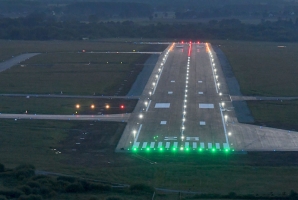 Aéroport de Rennes vu du haut