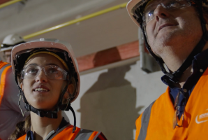 Le chantier de l'Adidas Arena avec Claire Bové, championne de France d'aviron 2023