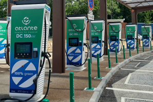Bornes de recharge ultra-rapides sur l’aire de Saint-Léger Ouest