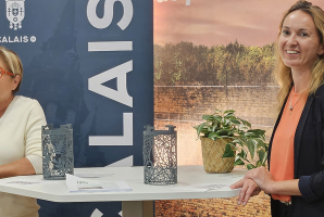 Discours de la maire lors de l'inauguration du showroom LuCa