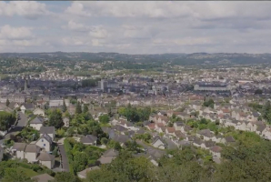Brive vue du ciel