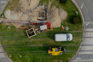 Chantier nantais vu du ciel