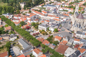 Aizenay vue d'en haut