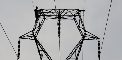 ligne électrique au Congo