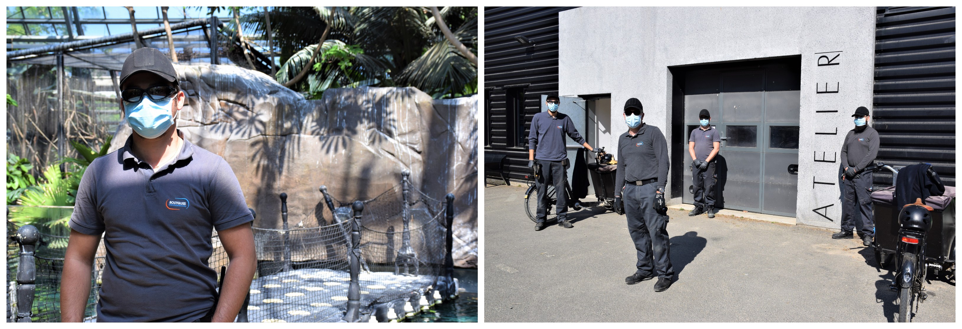 techniciens travaillant au zoo de Paris