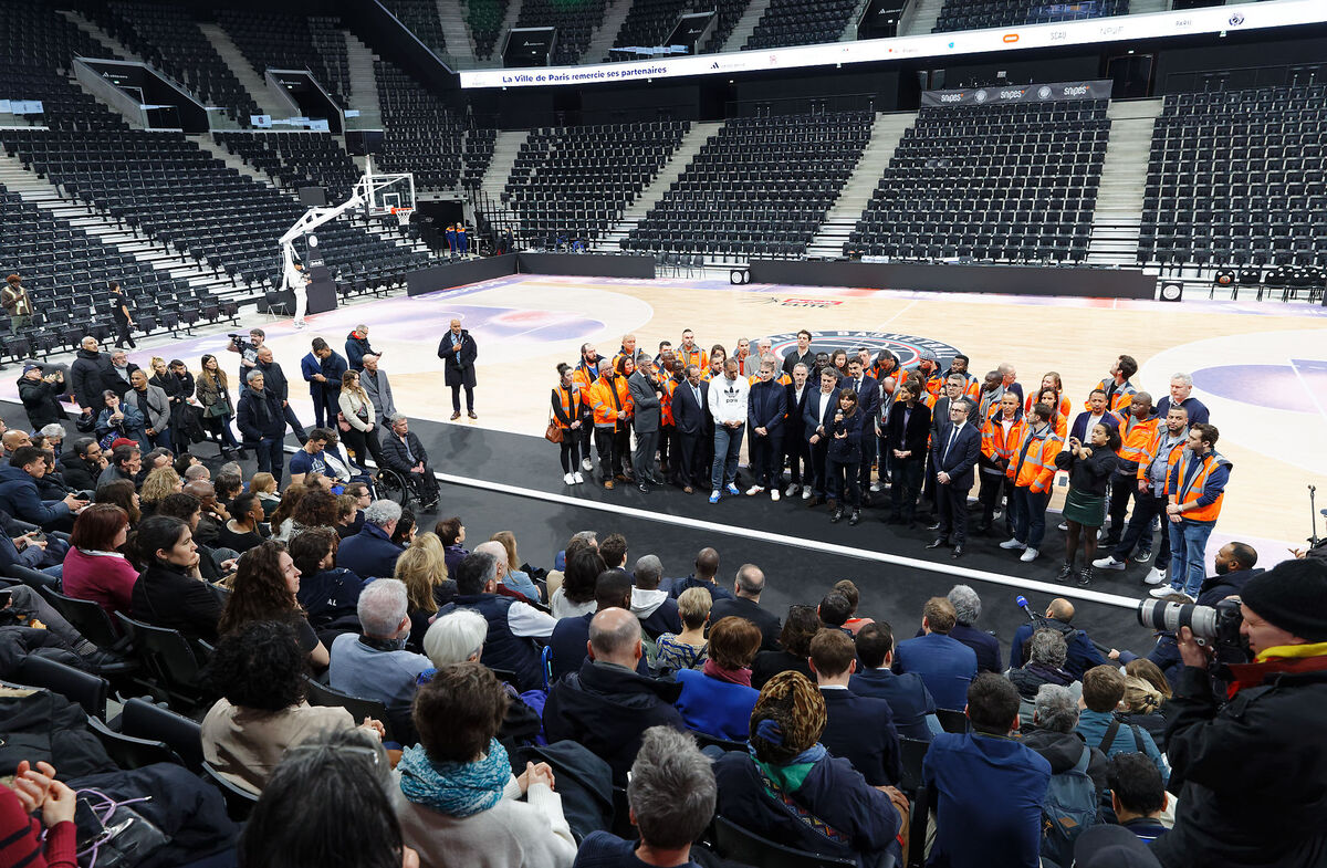 Inauguration de l'Arena Porte de la Chapelle, « Adidas Arena ...